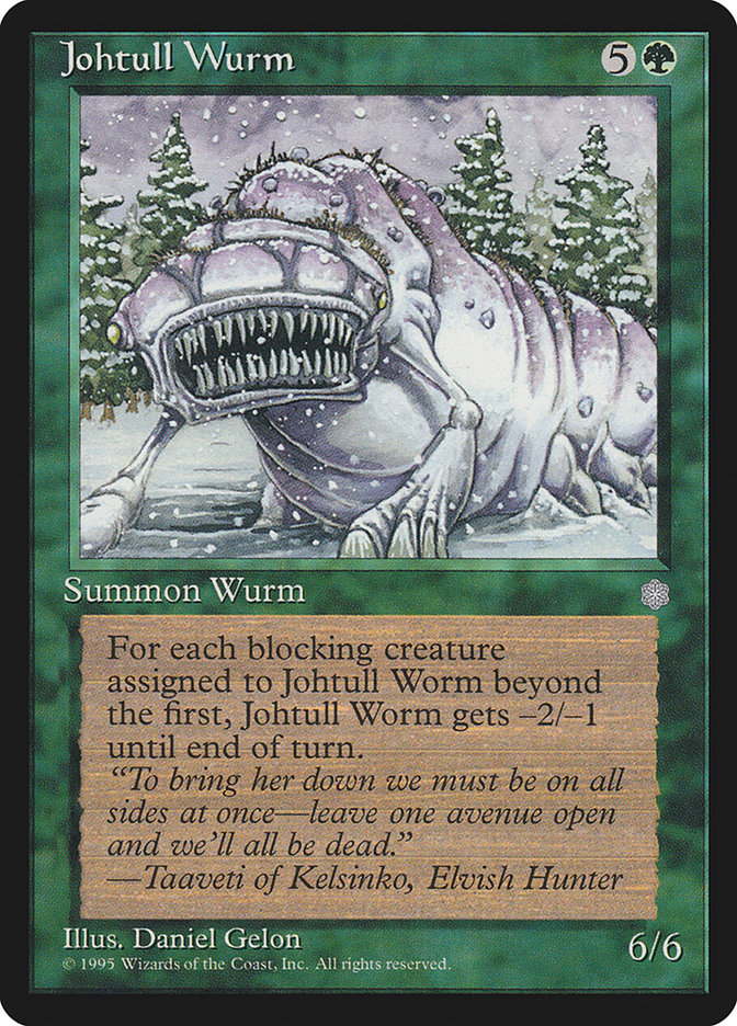 Johtull Wurm [Ice Age] | Golgari Games