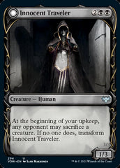Innocent Traveler // Malicious Invader (Showcase Fang Frame) [Innistrad: Crimson Vow] | Local Legends