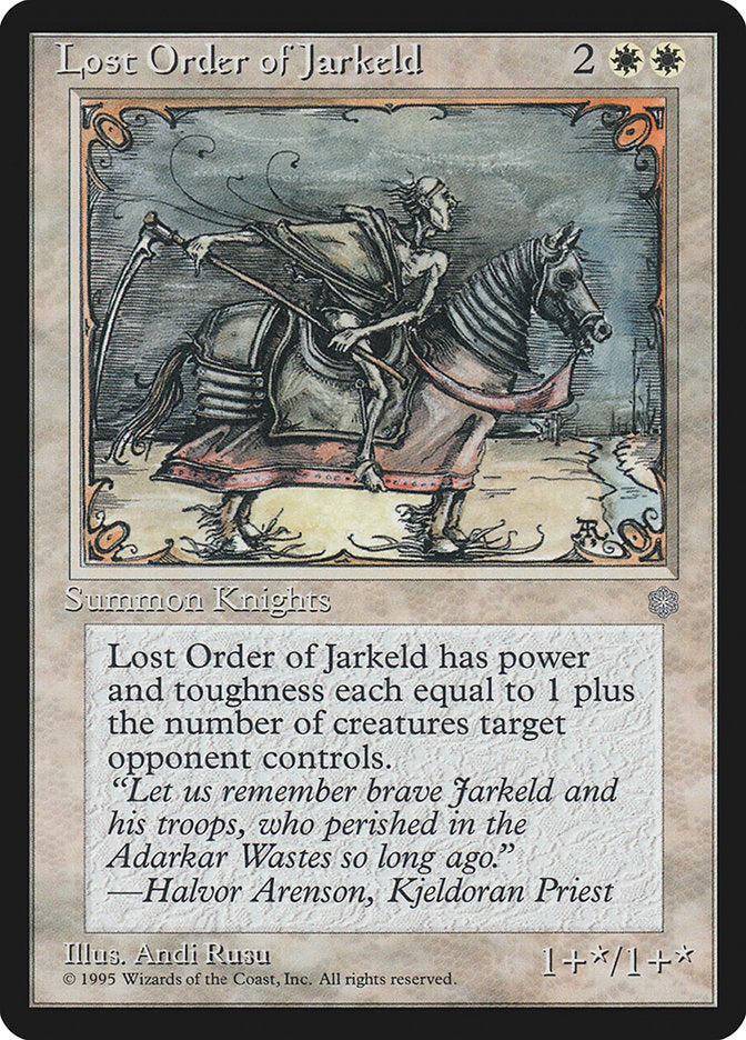 Lost Order of Jarkeld [Ice Age] | Local Legends