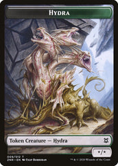 Cat // Hydra Double-sided Token [Zendikar Rising Tokens] | Golgari Games