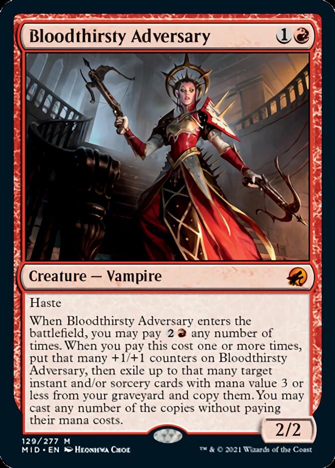 Bloodthirsty Adversary [Innistrad: Midnight Hunt] | Golgari Games