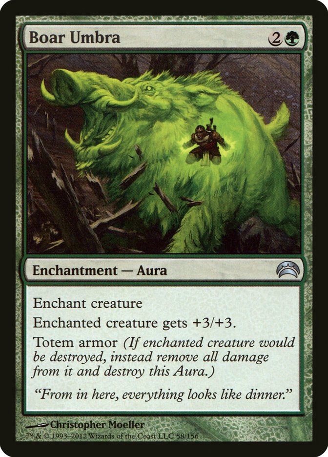 Boar Umbra [Planechase 2012] | Local Legends