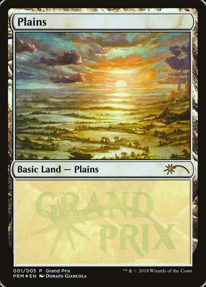 Plains (2018a) [Grand Prix Promos] | Golgari Games