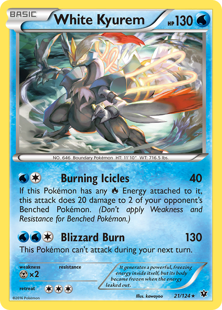 White Kyurem (21/124) [XY: Fates Collide] | Golgari Games