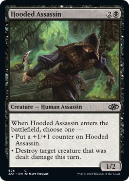 Hooded Assassin [Jumpstart 2022] | Golgari Games