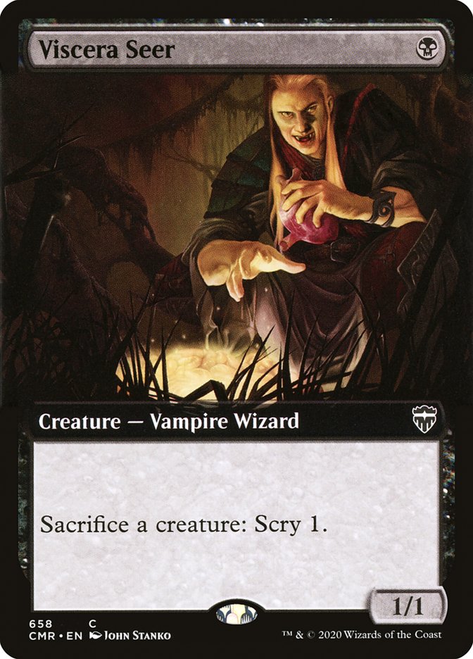 Viscera Seer (Extended Art) [Commander Legends] | Golgari Games