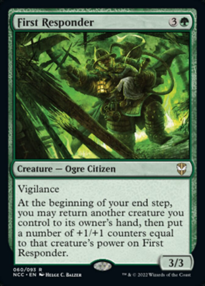 First Responder [Streets of New Capenna Commander] | Local Legends