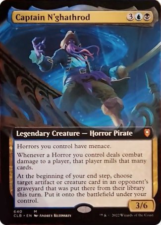 Captain N'ghathrod (Extended Art) [Commander Legends: Battle for Baldur's Gate] | Local Legends