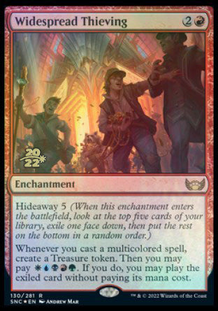 Widespread Thieving [Streets of New Capenna Prerelease Promos] | Golgari Games