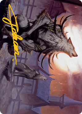 Lord of the Ulvenwald Art Card (Gold-Stamped Signature) [Innistrad: Midnight Hunt Art Series] | Local Legends