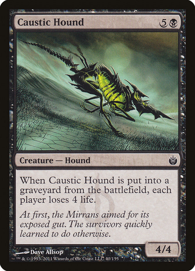 Caustic Hound [Mirrodin Besieged] | Golgari Games