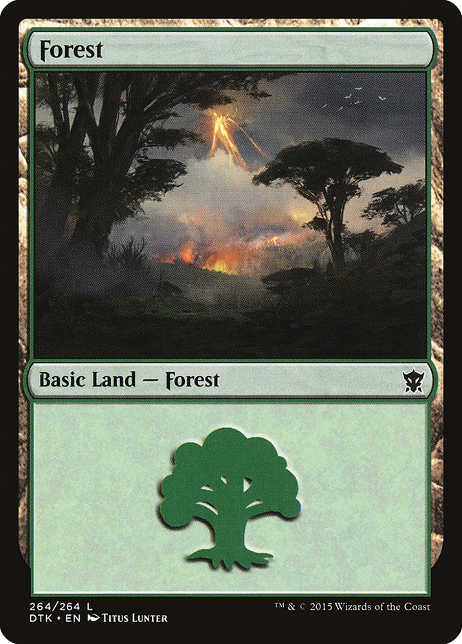 Forest (264) [Dragons of Tarkir] | Golgari Games