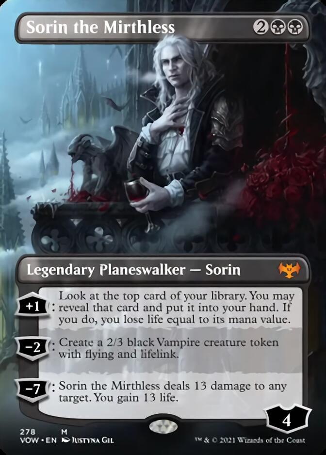 Sorin the Mirthless (Borderless) [Innistrad: Crimson Vow] | Local Legends