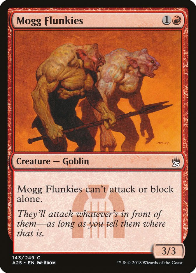 Mogg Flunkies [Masters 25] | Golgari Games