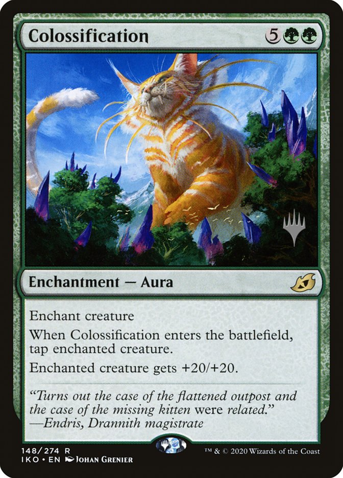 Colossification (Promo Pack) [Ikoria: Lair of Behemoths Promos] | Golgari Games