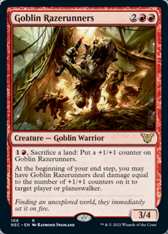 Goblin Razerunners [Kamigawa: Neon Dynasty Commander] | Local Legends