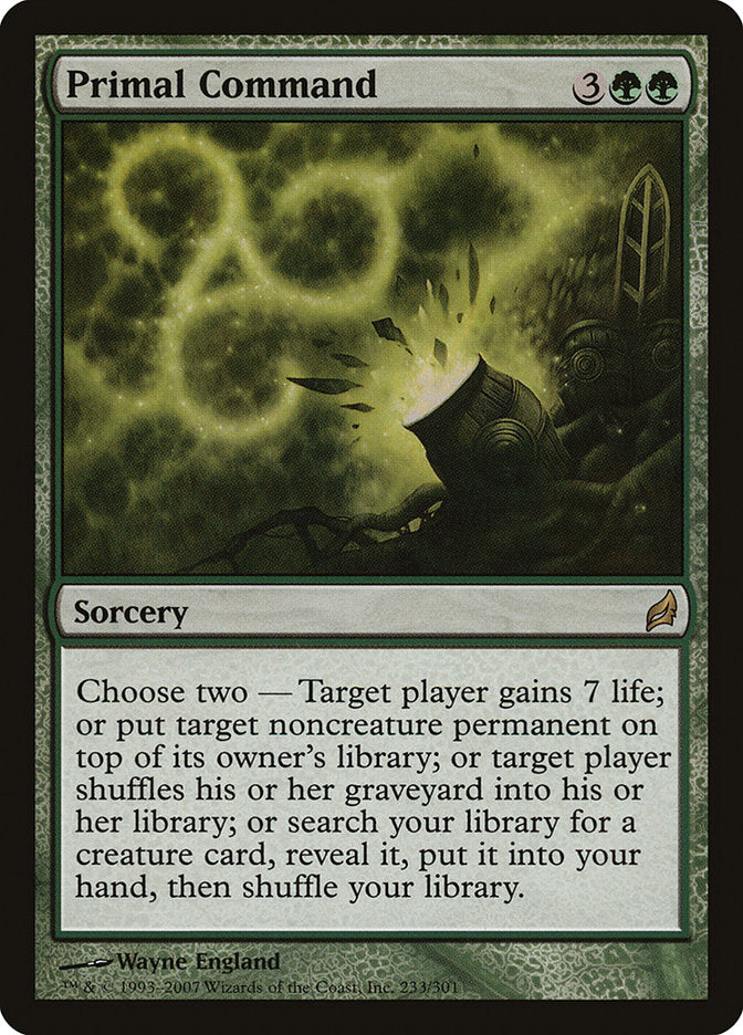 Primal Command [Lorwyn] | Local Legends