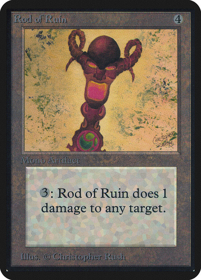 Rod of Ruin [Alpha Edition] | Golgari Games