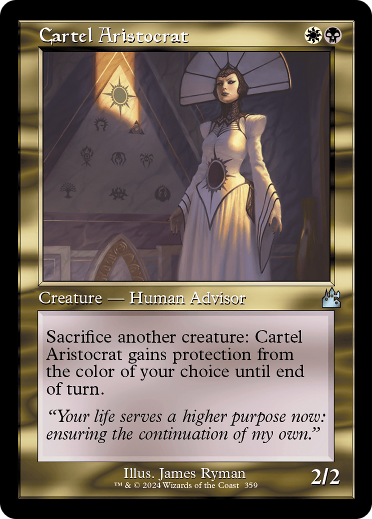 Cartel Aristocrat (Retro Frame) [Ravnica Remastered] | Golgari Games