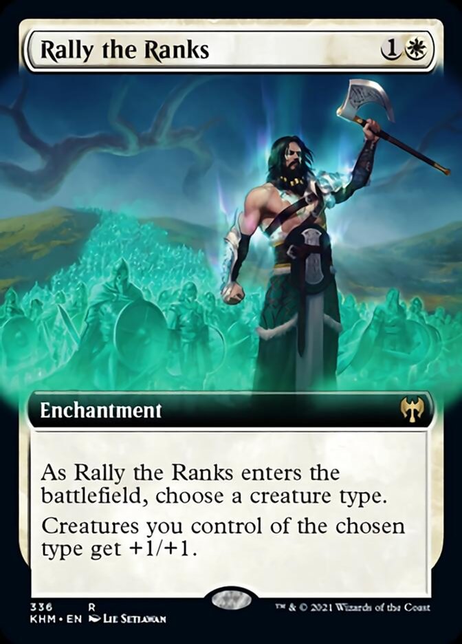 Rally the Ranks (Extended Art) [Kaldheim] | Local Legends