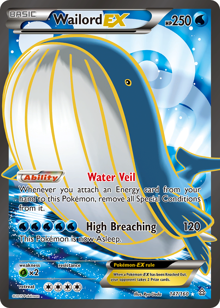 Wailord EX (147/160) [XY: Primal Clash] | Golgari Games