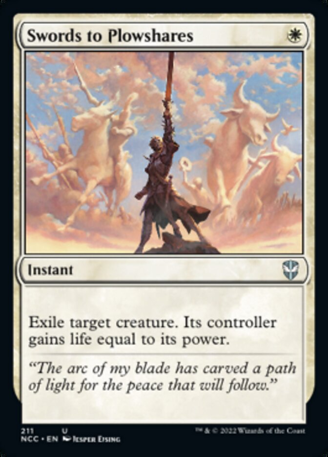 Swords to Plowshares [Streets of New Capenna Commander] | Local Legends