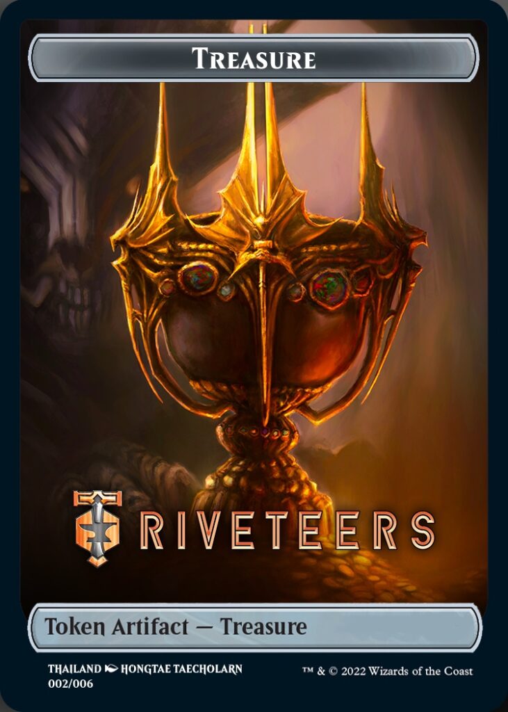 Treasure Token (Riveteers) (Southeast Asia Artists) [Streets of New Capenna Tokens] | Local Legends
