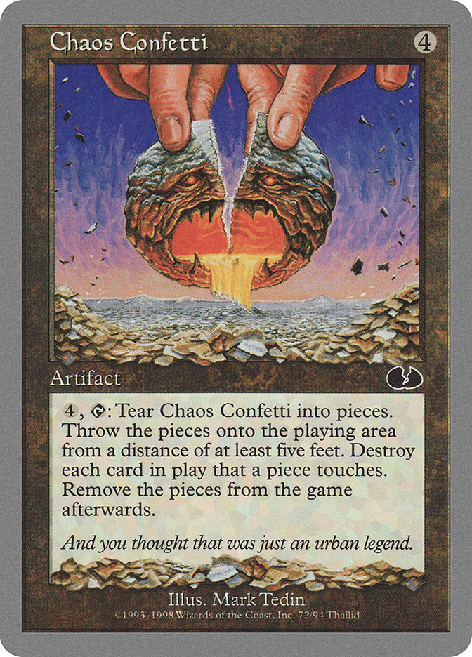 Chaos Confetti [Unglued] | Local Legends