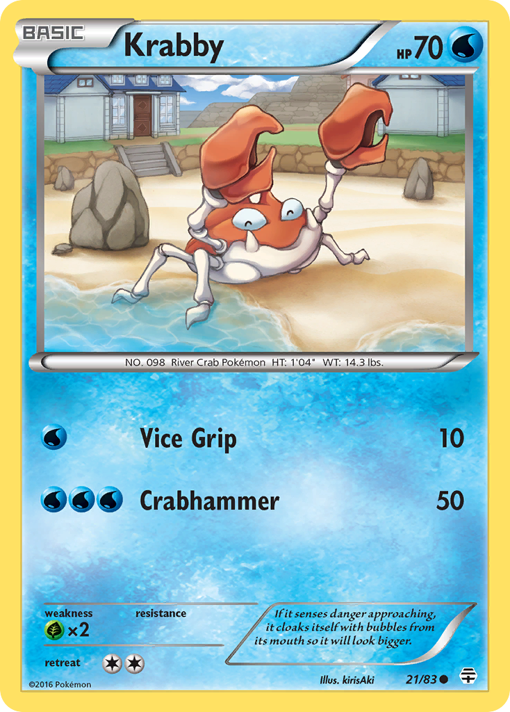 Krabby (21/83) [XY: Generations] | Golgari Games