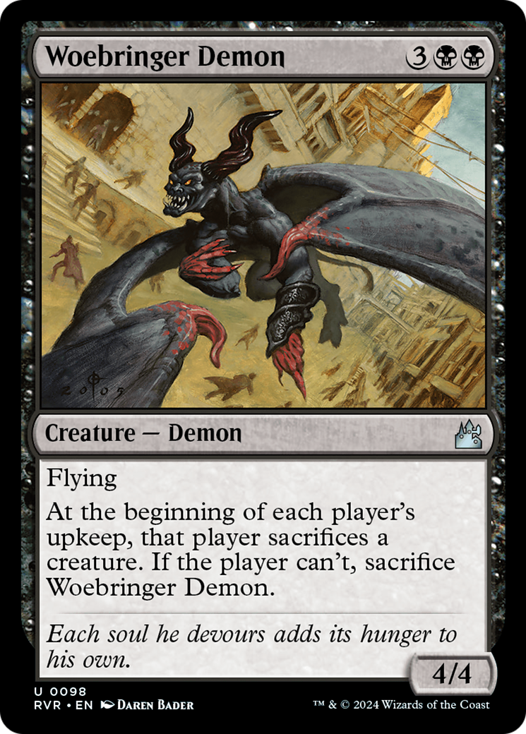 Woebringer Demon [Ravnica Remastered] | Golgari Games