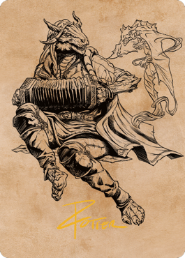 Korlessa, Scale Singer Art Card (Gold-Stamped Signature) [Commander Legends: Battle for Baldur's Gate Art Series] | Local Legends