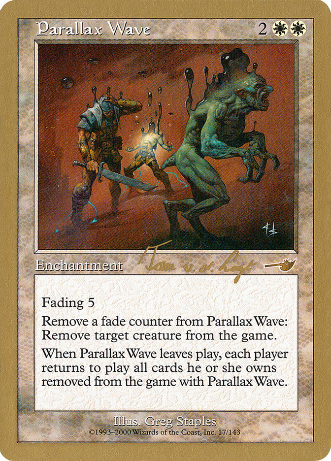 Parallax Wave (Tom van de Logt) [World Championship Decks 2000] | Golgari Games