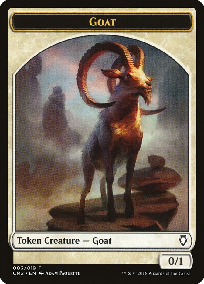 Goat Token [Commander Anthology Volume II Tokens] | Golgari Games