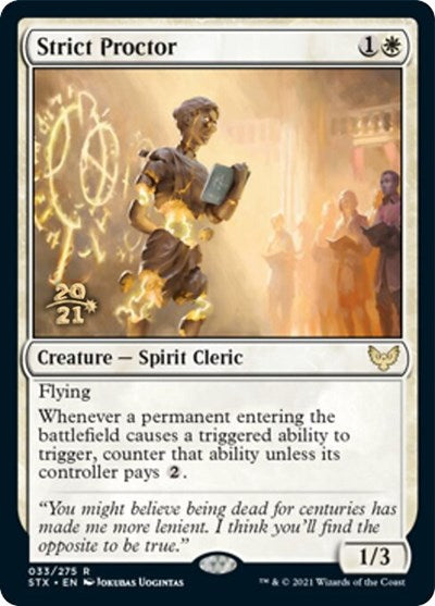 Strict Proctor [Strixhaven: School of Mages Prerelease Promos] | Local Legends
