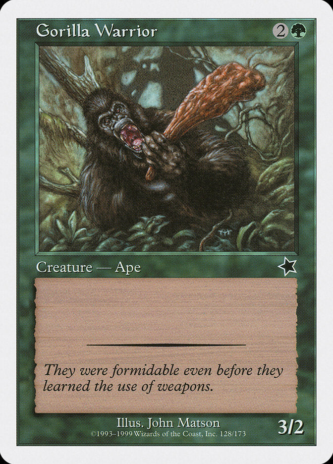 Gorilla Warrior [Starter 1999] | Golgari Games