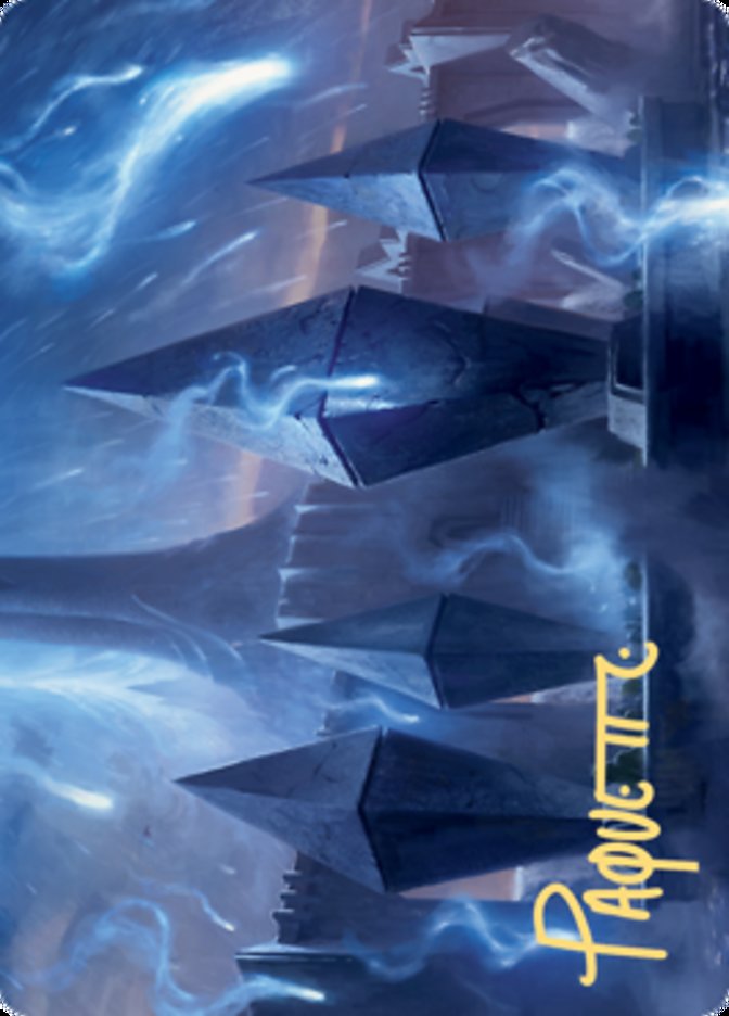 Sea Gate Restoration Art Card (Gold-Stamped Signature) [Zendikar Rising Art Series] | Local Legends
