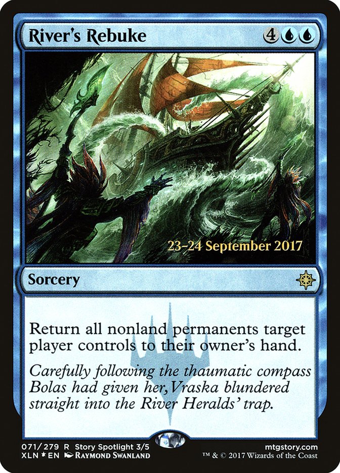 River's Rebuke [Ixalan Prerelease Promos] | Local Legends