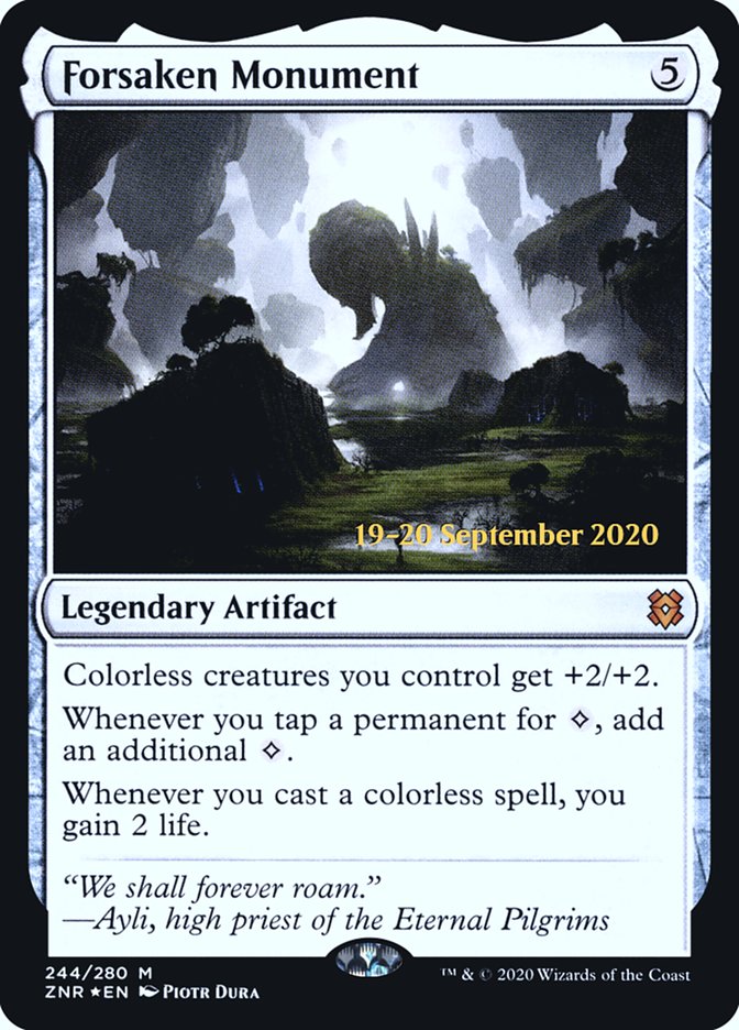 Forsaken Monument [Zendikar Rising Prerelease Promos] | Local Legends