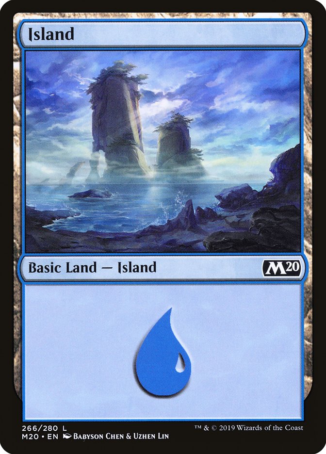 Island (266) [Core Set 2020] | Golgari Games