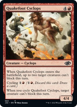 Quakefoot Cyclops [Jumpstart 2022] | Golgari Games