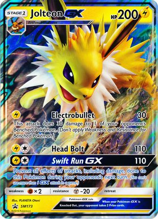 Jolteon GX (SM173) (Jumbo Card) [Sun & Moon: Black Star Promos] | Golgari Games