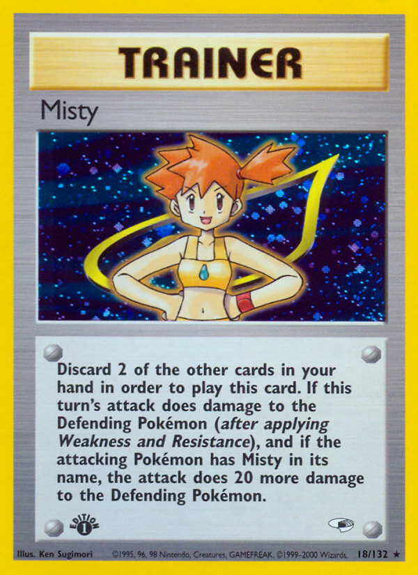 Misty (18/132) [Gym Heroes 1st Edition] | Golgari Games