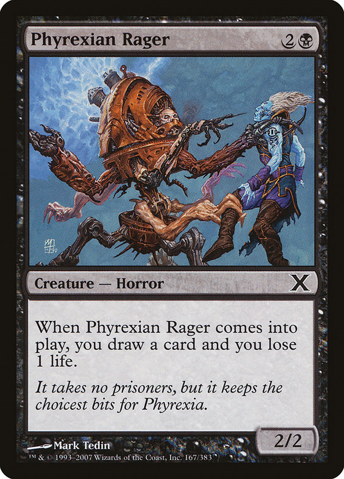 Phyrexian Rager [Tenth Edition] | Golgari Games