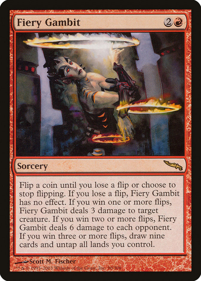 Fiery Gambit [Mirrodin] | Local Legends