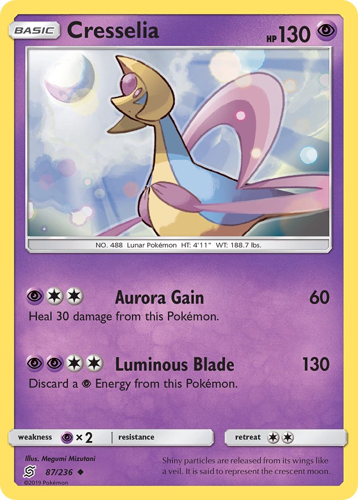 Cresselia (87/236) [Sun & Moon: Unified Minds] | Golgari Games