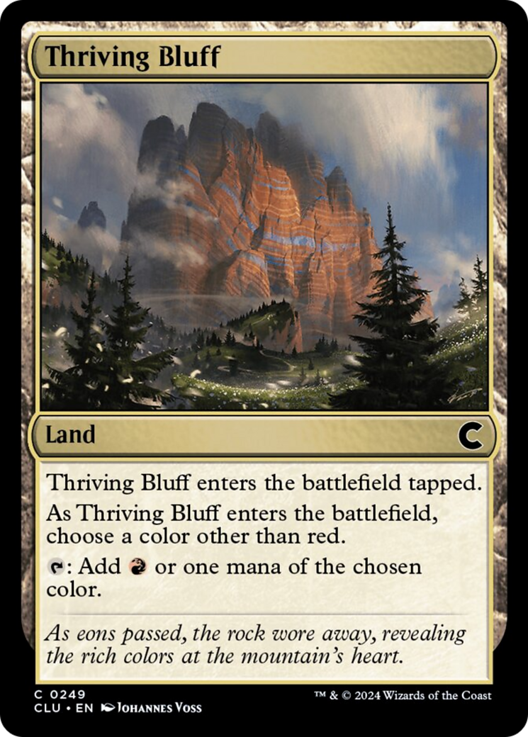 Thriving Bluff [Ravnica: Clue Edition] | Local Legends