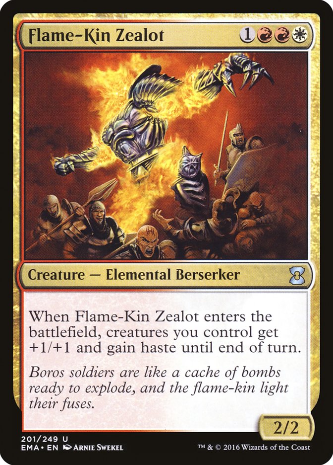 Flame-Kin Zealot [Eternal Masters] | Golgari Games