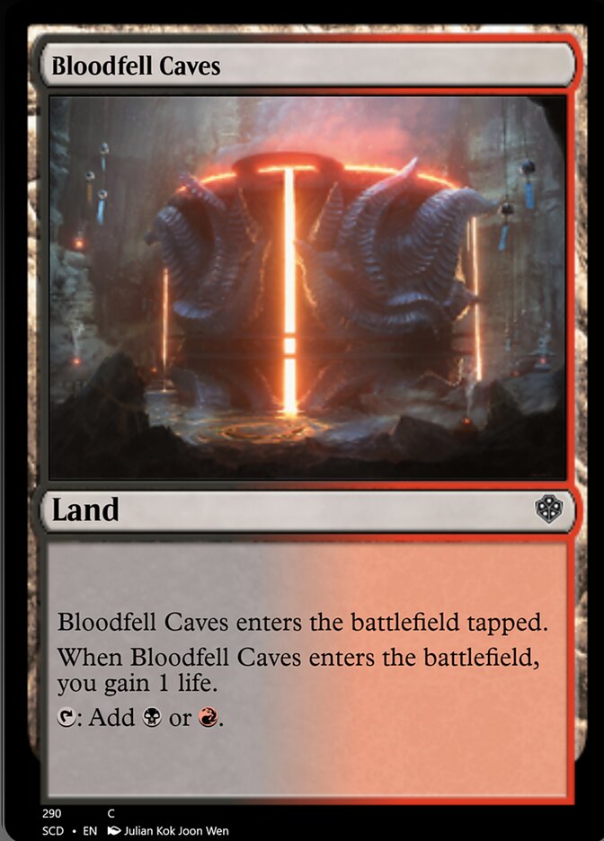 Bloodfell Caves [Starter Commander Decks] | Local Legends