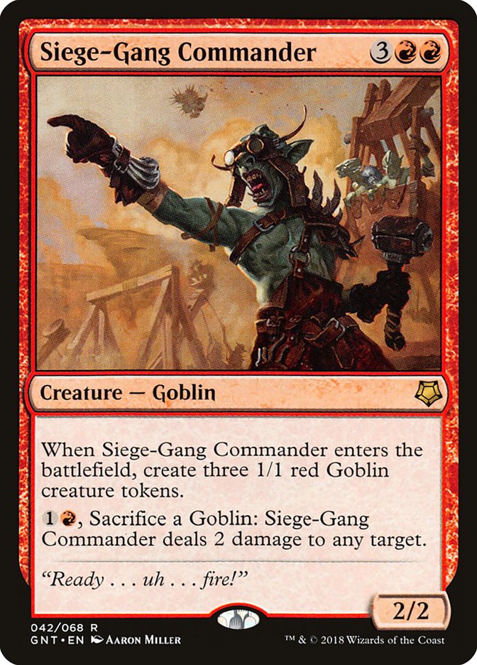 Siege-Gang Commander [Game Night 2018] | Local Legends