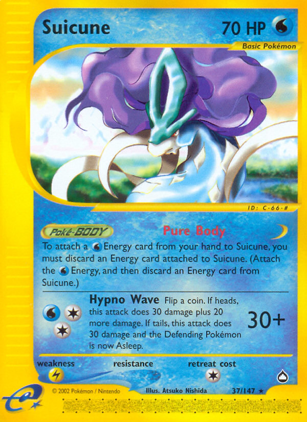 Suicune (37/147) [Aquapolis] | Golgari Games